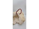 Bracelet perle rouge et cristal de roche OLPA916
