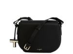 Le Tanneur Gisèle Sac Bandoulière Moyen En Cuir Grainé Noir
