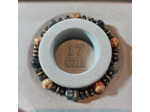 Bracelet homme agate DZI/Labradorite/hématite