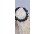 Bracelet azurite malachite pierre de lave et hematite OLPA594