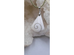 Pendentif oeil de sainte Lucie avec cordon olpa1635