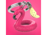 Metalmorphose Porte-clés Bouée flamant rose