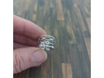 Bague en acier inox 4 rangs