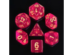 Lot de 7 dés Multiformat – 16mm - Violet Foncé Transparent