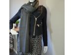 Biba Scarves Echarpe Marron Os