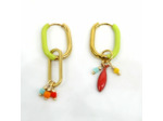 Boucles d'oreilles Citrus Coral