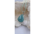 Pendentif amazonite avec cordon olpa1598