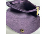 Farfouillette Porte-monnaie Cuir GM Prune