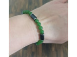 Bracelet Tourmaline/Jade vert/Hématite