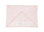 Sortie de bain avec capuche à pois rose RICO