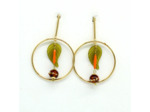 Boucles d'oreilles rondes Soryne