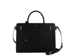 Le Tanneur Emilie Grand Sac À Main En Cuir Noir