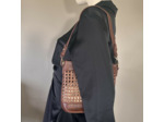 Farfouillette Sac Seau Tressé & Pochette Amovible Moka