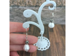B.O. perles d'eau douce argenté