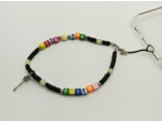 Bijou de portable noir et multicolore "THE BEST FRIEND"