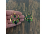 B.O. créoles doré/vert