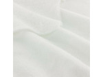 Tissu éponge microfibre de bambou blanc