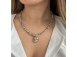 COLLIER JASPE DALMATIEN