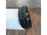 Bracelet cuir homme noir 6
