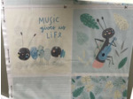 Coupon Tissu popelin Ants & Music, Katia fabrics