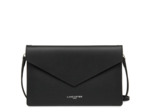 Lancaster Pur & Element Double Sac Pochette 222-20 Noir In Rouge