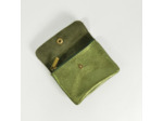 Farfouillette Porte-monnaie compact Cuir PM Kaki