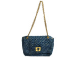 Gérard Darel Le Fanny Sac Travers  Raphia Bleu