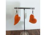Boucles d'oreilles Valentine orange