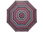 Isotoner Parapluie Femme Pliant Manuel Rayure Blush