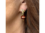 Boucles d'oreilles fleurs Murano Soryne