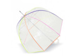 Isotoner Parapluie Femme Cloche Manuel PVC / Neon