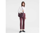 Longchamp Essential Cuir Besace L Aubergine