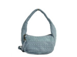 Biba Scranton Sac D'Epaule En toile et Cuir SCA1L Azul Jeans