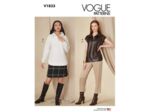 Patron haut, jupe et pantalon femme - Vogue 1833