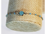 Bracelet doré/turquoise