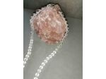 Collier perles cristal de roche qualité premium 45cm olpa1961/2078