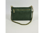 Mila Louise Inde V Petit Sac Trotteur et Pochette Organisée Cuir Taiga Vert