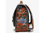 Caméléon Rétro Cartable 38cm Orange Dino