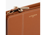 Le Tanneur Juliette Portefeuille Cuir Grainé Tan