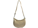 Mila Louise Nelia MX Sac Demi-lune Cuir Imprimé Creme