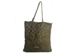 Biba Sonora Sac Cabas En Coton Tressé Marron