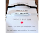Bracelets Best friends noir et blanc