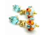 Boucles d'oreilles Aqua Coral