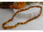 COLLIER BÉBÉ AMBRE COGNAC