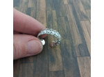Bague en acier inox argenté 3