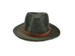 L'Atelier Du Crochet Chapeau Raphia Salino Gris