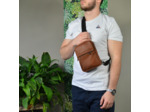 Ateliers Fourès Baroudeur Sacoche Homme Cuir Pallas F9169 Fauve