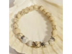 Howlite, jade effet marbré