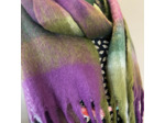 Atoll Palme Echarpe Epaisse Lilas