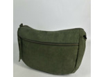 Farfouillette Velours Sac Porté Epaule En Velours Kaki